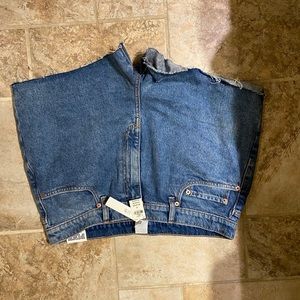 High waisted cut off shorts